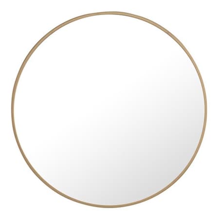 Elegant Lighting Elegant Lighting MR4032BR 24 in. Eternity Metal Frame Round Mirror; Brass MR4032BR